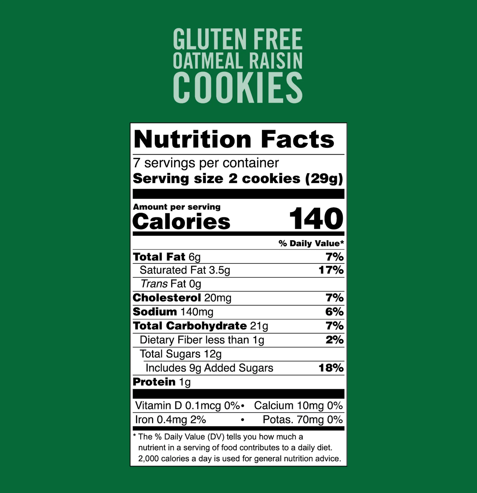 Gluten Free Oatmeal Raisin Cookies - Image 4