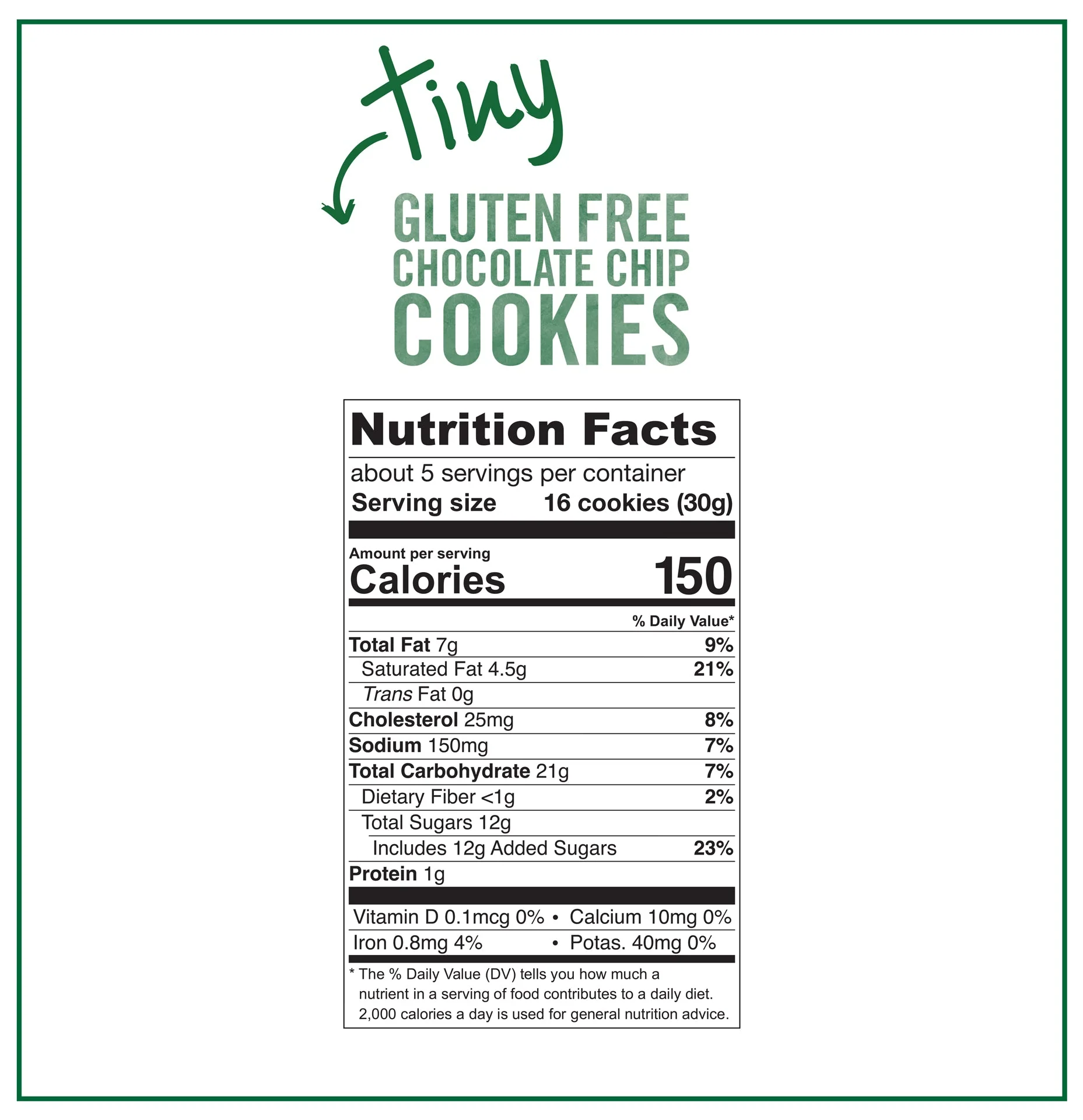 Tiny Tate's Gluten Free Chocolate Chip Cookies - Image 6